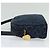 Saint Laurent Sac à bandoulière en toile bleu marine et or Auth bs28993 Doré - vue 3