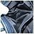 Céline Borsa a mano CELINE in nylon blu navy e oro Auth ep10381 D'oro - vista 24