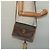 Céline Borsa a Spalla in Tela Macadam CELINE in Pelle PVC Marrone Oro Auth 139945 D'oro - vista 23