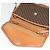 Céline Borsa a Spalla in Tela Macadam CELINE in Pelle PVC Marrone Oro Auth 139945 D'oro - vista 9