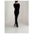 Falda larga negra Givenchy de viscosa Negro - vista 3