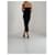 Falda larga negra Givenchy de viscosa Negro - vista 9