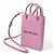 Borsa a spalla in pelle viola Balenciaga Porpora - vista 4