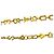 Collana a catena con motivo logo YSL Yves Saint Laurent - vista 4