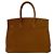 Borsa Hermès Birkin 35 in pelle Togo Marrone - vista 3