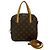Louis Vuitton Vintage Spontini Monogram Leather Shoulder Bag Brown