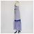 Vestido maxi sin mangas plisado a rayas azul y blanco de algodón Tommy Hilfiger - vista 2