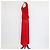 Vestido maxi de cupro rojo con cintura baja Magda Butrym - vista 2
