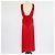 Vestido maxi de cupro rojo con cintura baja Magda Butrym - vista 3