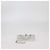 Clutch a Catena Decorato con Cristalli Argento Rodo