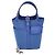 Borsa Picotin Lock 18 in Tela Cargo Geoland Blu Reale Swift & Blu Egee di Hermès