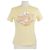 Hermès Camiseta de Manga Corta de Algodón Amarillo con Estampado Arcoíris Faubourg de Hermes