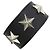 Pulseira de couro com tachas em estrela Givenchy