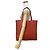 Hermès Double Sens Tasche aus Taurillon Clemence Leder Pink - Ansicht 3
