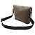 Borsa Messenger Monogram Macassar Louis Vuitton Marrone - vista 2