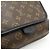 Borsa Messenger Monogram Macassar Louis Vuitton Marrone - vista 7