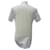 Camicia bianca in cotone ricamata con api Dior a maniche corte Bianco Crudo - vista 4