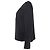 Hugo Boss Ring-Embellished Long Sleeve Top in Black Polyester - view 2