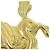Pendente Cadena Pegasus di Hermès D'oro Metallico - vista 3
