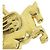 Pendente Cadena Pegasus di Hermès D'oro Metallico - vista 4