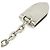 Portamonete Louis Vuitton con catena Argento Metallico - vista 4