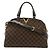 Borsa da bowling Damier Kensington Louis Vuitton Marrone