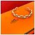Hermès Chaine d'Ancre Enchaînée Armband aus Silber 925 Metallisch