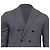 Brunello Cucinelli Double Breasted Jacket and Pants in Grey Virgin Wool - view 3