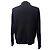 Halb-zip Strickpullover aus schwarzer Merinowolle von Theory - Ansicht 3