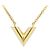 Collana Essenziale V Louis Vuitton D'oro Metallico