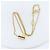 Collana Essenziale V Louis Vuitton D'oro Metallico - vista 2