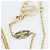 Collana Essenziale V Louis Vuitton D'oro Metallico - vista 3