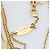 Collana Essenziale V Louis Vuitton D'oro Metallico - vista 4