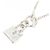 Hermès Hermes Amulette Birkin 925 Silver Necklace Silvery Metallic - view 3