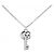 Collana in argento 925 Double G di Gucci Metallico