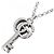Collana in argento 925 Double G di Gucci Metallico - vista 3
