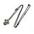 Collar Péndulo Metal Vivienne Louis Vuitton M00831 Gris - vista 2