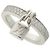 Louis Vuitton Diamond Lockit Ring K18WG Weiß