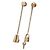 Hermès Boucles d'oreilles Clochette Kelly Hermes K18PG Rose