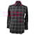  Saint Laurent Plaid Button-Down Flannel Shirt in Red and Black Cotton  ref.2474767