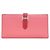 Cartera Larga Soufflet de Cabra Béarn de Hermès Rosa
