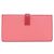Cartera Larga Soufflet de Cabra Béarn de Hermès Rosa - vista 2