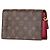 Borsa a spalla portafoglio floreale Monogram Louis Vuitton Marrone Fuschia Monogramma - vista 2
