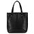 Borsa tote Chanel Chocolate Bar in pelle caviar nera Nero