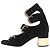 Chloé Décolleté aperti in suede nero - taglia EU 38