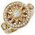 Anello in diamante in oro giallo 18K Harry Winston