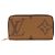 Portefeuille long zippé Monogram Géant Rétro Louis Vuitton Marron