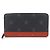 Berluti Itauba Canvas Leather Wallet Black Red