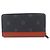 Berluti Itauba Canvas Leather Wallet Black Red - view 2