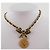 Collar de cinta con moneda de Chanel Dorado - vista 10